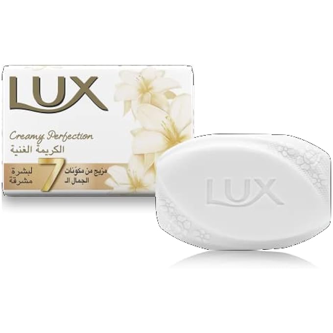 Lux صابون بار لكس كريمي الكمال 170 جرام (عبوة من 6) + غسول يد سائل لكس مضاد للبكتيريا غني بالجليسرين، لمسة مخملية لجميع أنواع البشرة، 500 مل - Image 4